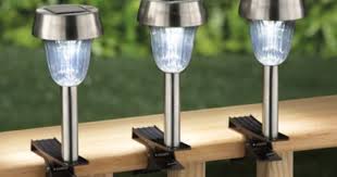 Solar Light Clips For Deck Rail Set Of 3 Solar Lights Outdoor Solar Lights Light Clips