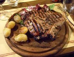In italy, a true bistecca alla fiorentina is made with chianina beef, raised in the chiana valley. File Bistecca Alla Fiorentina 01 Jpg Wikipedia