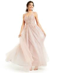 Dress ideas at macy's, prom preview some are on sale 40% off each location is different, fashion come with me to macy's! Say Yes To The Prom Juniors Embellished Chiffon Gown Created For Macy S Reviews Dresses Juniors Macy S
