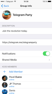 Group Chats on Telegram