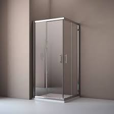 Kvadratna Tus Kabina Corniche 80 X 80 X 190 Cm Srebrni Profili Steklo 5 Mm