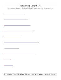 Measuring Length Of Line Segments In Cm A Measurement Worksheet Measurement Worksheets Measuring Length Segmentation