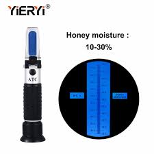 Yieryi يده تصميم جديد 10 30 المياه العسل الانكسار مع معايرة Atc مقياس الانكسار العسل مقياس الرطوبة في أجهزة قياس الانكسار من أدوات على Www Unohama Club Store