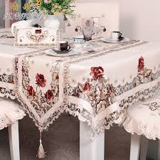 Restored to new for you. Pastoral Tablecloth Fabric Embroidered Table Cloth Oval Square Coffee Table Table Flag Chair Cushion Xin Wei 229