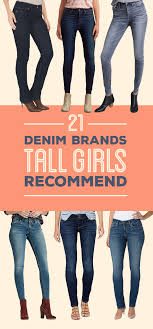 14 Recommended Denim Brands For Tall Girls Tall Girl Fashion Tall Girl Outfits Tall Women Fashion