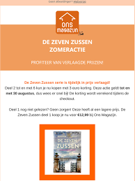 Wat ik van deel 2 vind kun je lezen in deze recensie. Onsmagazijn Com Nl Laatste Kans Voor De Zeven Zussen Zomeractie Milled
