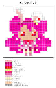 キュアホイップ 今回は キラキラ プリキュアアラモードの主人公 キュアホイップの図案を紹介したいと思います まずは作った作品がこちら キュアホイップ をアイロンビーズで作ってみた キュアホイップは頭についたウサギの耳とボリュームのあるツインテールが