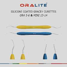 Silicone Coated Gracey Curette 5 6 Mini 13 14 Set