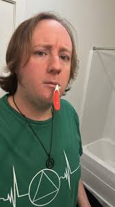 Toothbrush??!!! AAAHHHHH!!!!! Can't you see I have a slight dental  affliction??!!!! Get it away!! Away!!!”