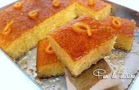 Basboussa A L Orange Fan De Cuisine Gateau Rigolo Basboussa Gateaux Et Desserts