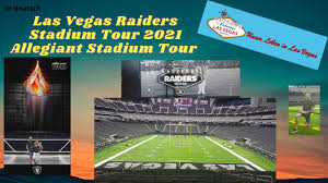 Tours offer an inside look at vegas' allegiant stadium. Las Vegas Raiders Stadium Tour 2021 Allegiant Stadium Tour Auf Deutsch Youtube