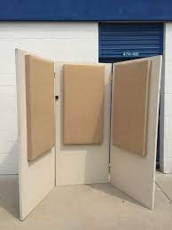 Collapsible Voiceover Sound Booth Microphone Shield Gray Plus Mike Arm Music Studio Room Studio Room Design Recording Studio Home