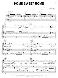 Sweet home! (also known as home, sweet home) is a song that has remained well known for over 150 years. Motley Crue Home Sweet Home Sheet Music Pdf Notes Chords Pop Score Very Easy Piano Download Printable Sku 174235