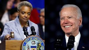 Lori lightfoot announced a run against emanuel in may 2018, after the mayor had appointed her to two different policing boards. Illinois Primary Election Chicago Mayor Lori Lightfoot Sen Dick Durbin Endorse Presidential Candidate Joe Biden Abc7 Chicago