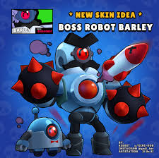 Последние твиты от /r/brawlstars (@redditbrawl). Skin Idea Boss Robot Barley Brawlstars
