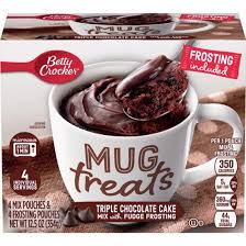 Mix 1/2 minute on low speed, scraping bowl constantly. Is Betty Crocker Mug Treats Triple Chocolate Cake Mix Keto Sure Keto The Food Database For Keto