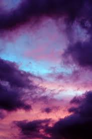 I Love The Blue And Purple Purple Sky Clouds Purple Aesthetic