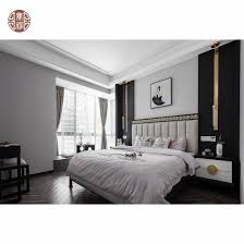 Queen and king bedroom furniture sets, expertly designed and crafted for luxurious comfort, include the bed, nightstand and dresser with mirror. Tv Background White And Black Style Home Luxury Bedroom Furniture China Cheaper Furniture Direct Furniture Manufacturer Made In China Com