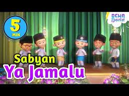 Sabyan Ya Jamalu Lirik Lagu Sholawat Versi Upin Ipin Terbaru Dewamusic Youtube Lirik Lagu Lagu Lirik