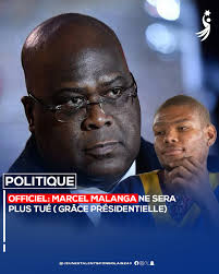 POLITIQUE/ OFFICIEL: MARCEL MALANGA ne sera plus tué ( grâce  présidentielle) #jeunestalentscongolais243