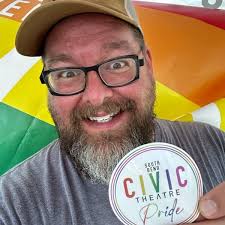 We're out here! Stop by the CIVIC tent for Pride in the Park🌈 fun! We've  got stickers, great company, and "Aunt Carol's Attic" because at the  theatre, we know there's no age