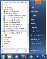 3 Practical Ways To Open Ms Word Computer Basics One Note Microsoft Snipping Tool