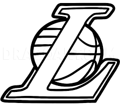 How To Draw The Lakers, The Lakers Logo, Step By Step, Drawing Guide, By  Dawn - Dragoart