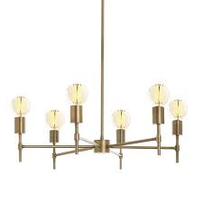 Unique chandelier with center downlight nordic design loft vintage led pendant lamp wood iron hanging light inspirations source:aliexpress.com. Lights Com Ceiling Chandeliers Prospect 6 Light Round Chandelier Aged Brass Round Chandelier Chandelier Chandelier Lighting