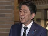 Prime Minister Shinzo Abe confirmed Olympics postponed for 2021