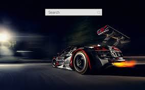 By photographing the car at an angle to them, the repeating pattern and the diminishing perspective add some interest to the background. Racing Cars Background