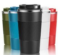 17oz Travel Coffee Cups Insulated Mug Thermal Tumbler to Go with Lid Leak  Proof Reusable Stainless Steel Coffee Mug Spill Proof for Hot and Iced Cold  ...