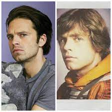 I Am Supportive Of The Belief That Sebastian Stan Is Mark Hamill S Doppelganger Must Be True Mark Hamill Sebastian Stan James Buchanan Bucky Barnes