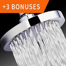 Shower Head Rainfall High Pressure 6 Quot Rain High Flow Fixed Luxury Chrome Showerhead Removable Water Res Shower Heads Chrome Showerhead Shower Filter