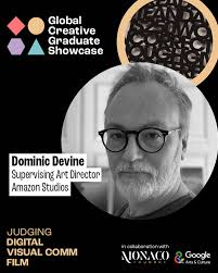 ✨ ✨✨ We are pleased to announce that Dominic Devine. Supervising Art  Director Amazon Studios has joined the judging panel for this year's  @artsthread Global Creative Graduate Showcase 2025 in collaboration with