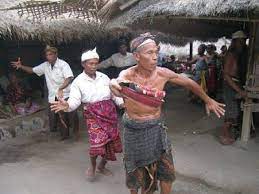 Penggunaan alih kode pada masyarakat multilingual sering sekali dilakukan. Tarian Suling Dewa Budaya Indonesia