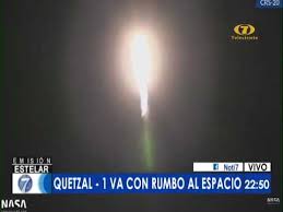 Historico Lanzamiento Del Satelite Quetzal 1 Youtube