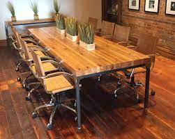 Grand Boulevard Industriale Conference Table Conference Table Conference Room Design Conference Room Decor