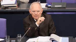 Az angela merkel vezette kereszténydemokrata unió. German Bundestag Second Highest Ranking Official In The Country Dr Wolfgang Schauble