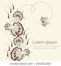 Vector Abstract Floral Elements In Indian Mehndi Style Abstract Henna Floral Vector Illustration Design Element En 2020 Dessin Enfant