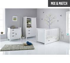 Buy Obaby Stamford 3 Piece Furniture Room Set White At Argos Co Uk Visit Argos C Nursery Furniture Sets White White Nursery Furniture Nursery Furniture Sets