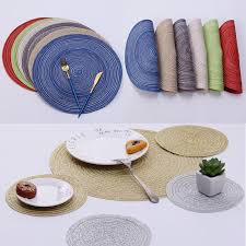 Ltl freight or pad depot delivery. 1pc Round Design Table Mat Ramie Insulation Pad Solid Placemats Linen Non Slip Kitchen Accessories Buy From 2 On Joom E Commerce Platform