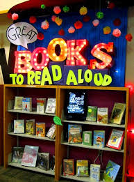 Great Books To Read Aloud From Rachel Moani Light Up Display 3 School Library Displays Library Decor Library Book Displays