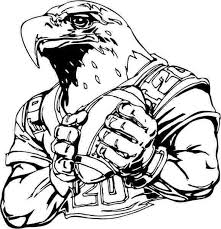 Ncaa Logos Coloring Pages In 2020 Football Coloring Pages College Football Logos Eagles Football