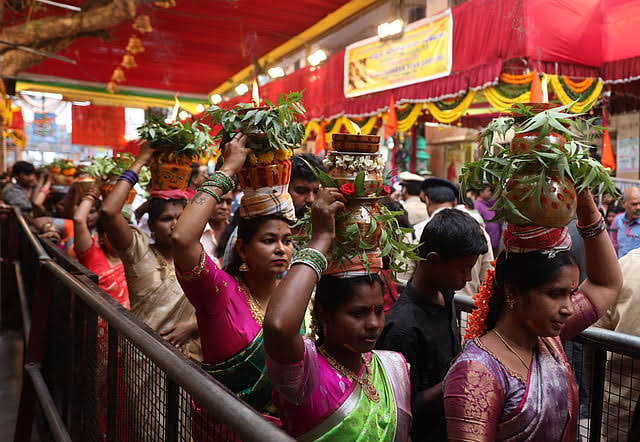 The vibrant hues of Telangana's Bonalu festival 2024