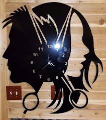 Hair salon in waco, texas. 24 Hair Dresser Sign Clock Wall Art Made In Waco Texas Cnc Plasma Art Decor Ebay Clock Wall Art Art Clock