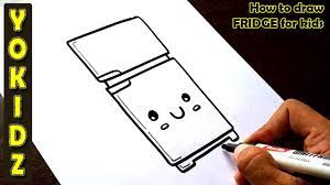 Today i will show you how to draw a scene with 10 characters from the popular video game, among us. How To Draw Fridge Easy Youtube