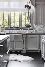 Contemporary scandinavian kitchen with black cabinet. 32 Best Gray Kitchen Ideas Photos Of Modern Gray Kitchen Cabinets Walls