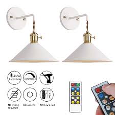 10ct nylon led battery powered string lights purple. Nunulamp 2 Pack Led Battery Operated Macaron White Wall Sconces Wireless Wall Sconce Light Fixture For Rental House And Renovation Nunu Lamp Online Shopping