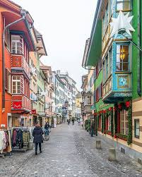 Zurich Tourism Visitzurich Colorful Augustinergasse Zurich Switzerland Photography Switzerland Photography Switzerland Travel