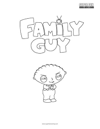 Click the stewie griffin family guy coloring pages to view printable version or color it online (compatible with ipad and android tablets). Family Guy Stewie Griffin Coloring Sheet Super Fun Coloring